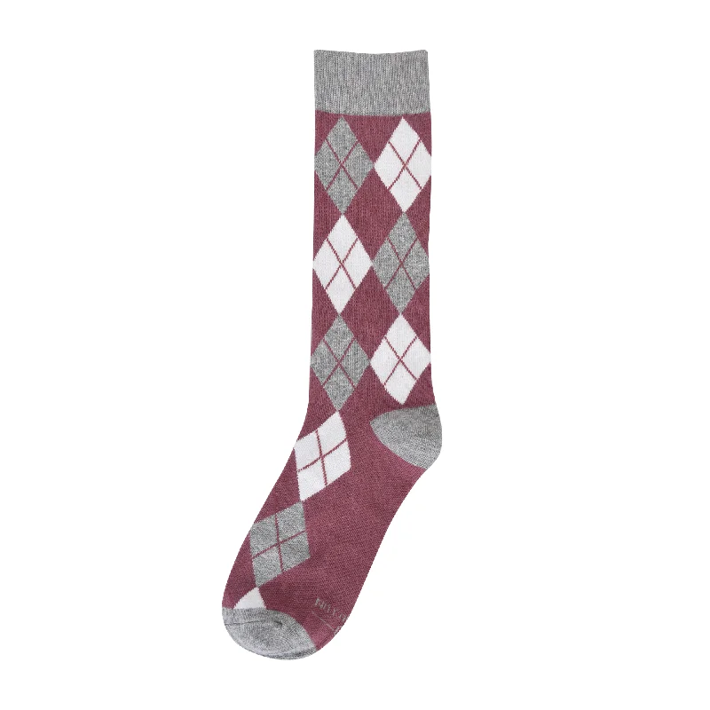 Desert Rose Argyle Socks