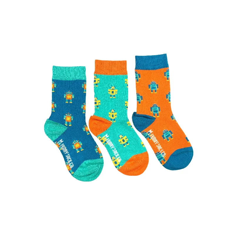 Kid's Robot Socks