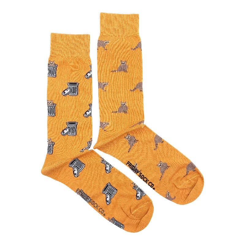 Men's Raccoon & Trash Can Socks