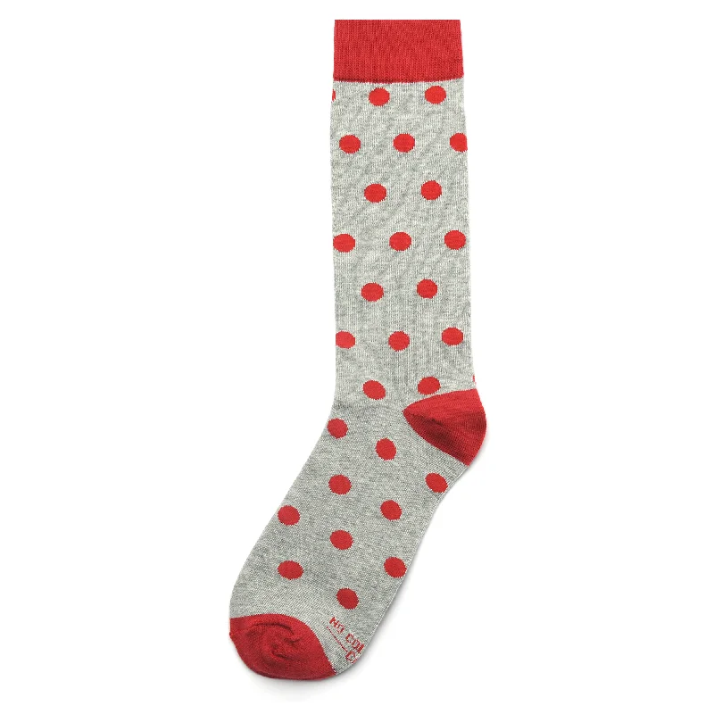 Red Polka Dot Socks