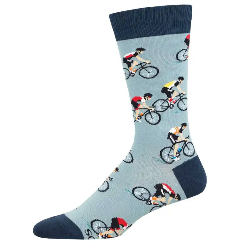 'Cycling' Men's Printed Socks