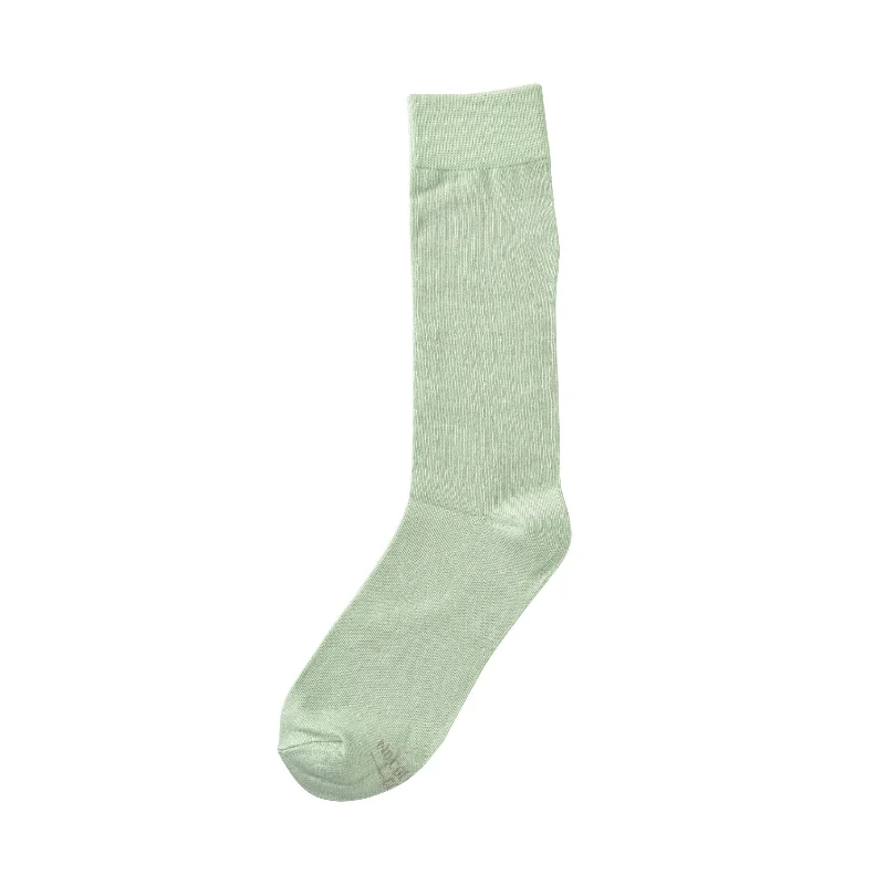 Solid Dusty Sage Socks