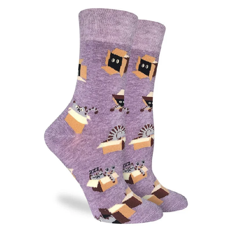 Unisex Cat In A Box Socks