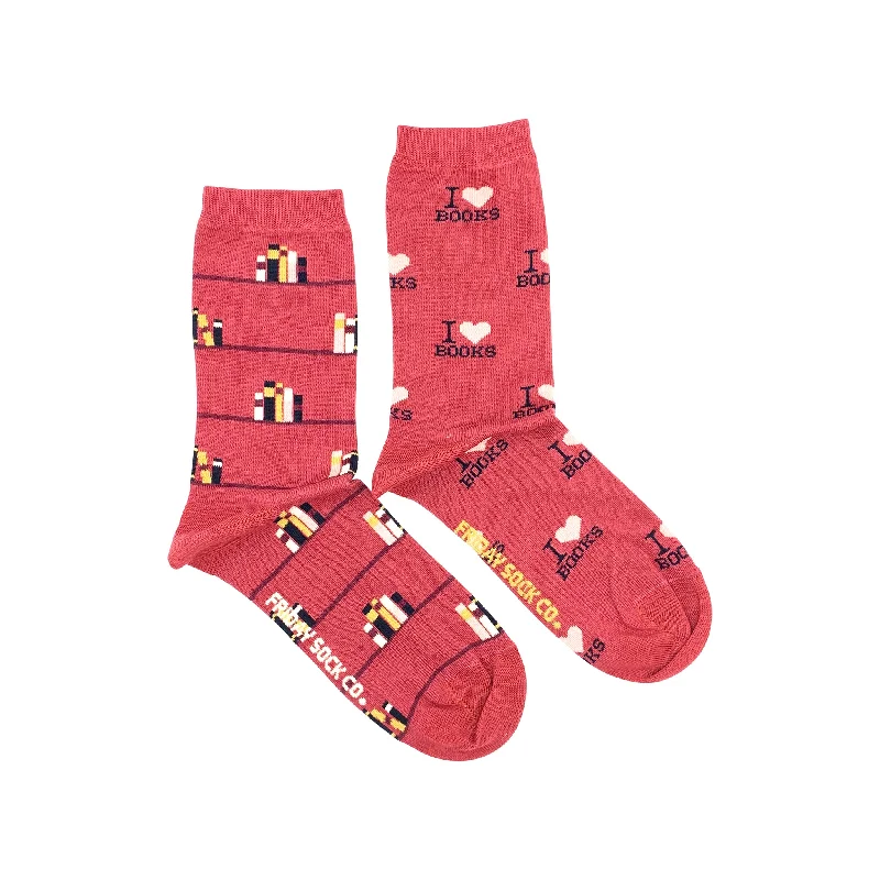 Women's I Love Books Socks