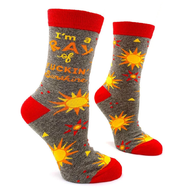 Women's I'm a Ray of Fuckin' Sunshine Socks