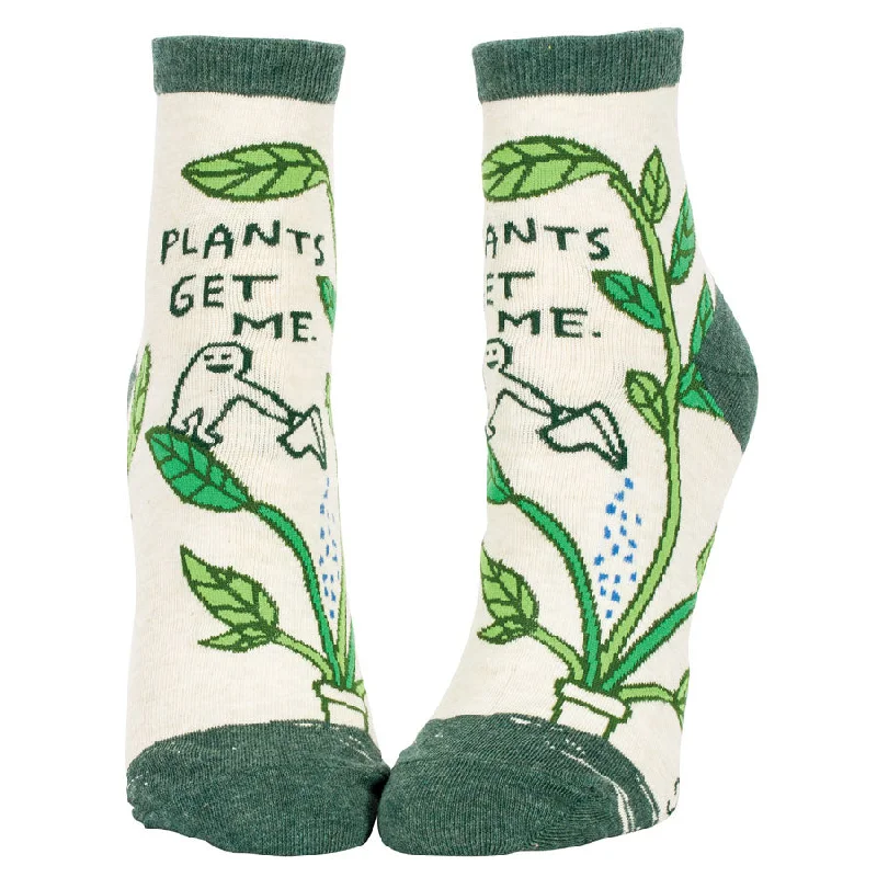 Women's Plants Get Me Ankle Socks