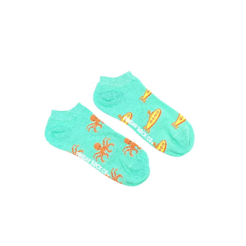 Women's Submarine & Octopus Ankle Socks