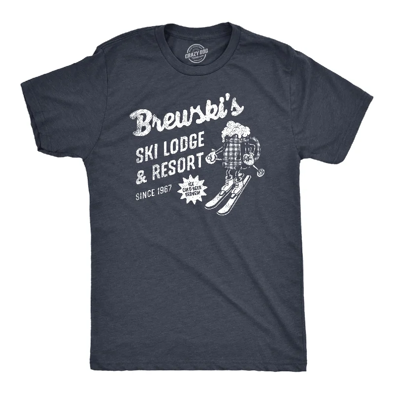 Brewskis Ski Lodge And Resort Men's T Shirt