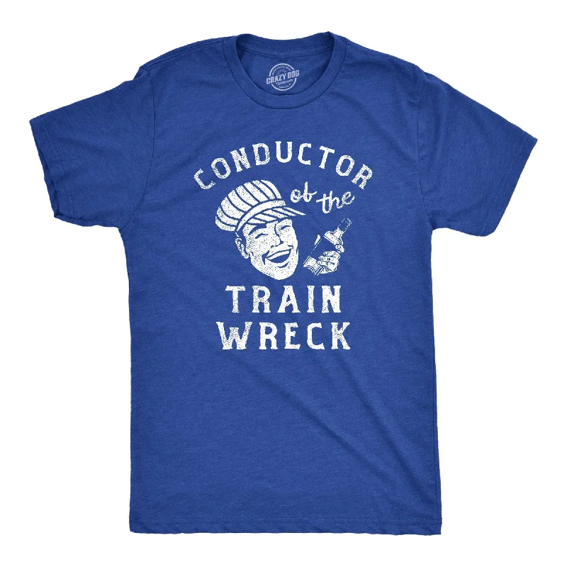 Conductor Of The Train Wreck Men's T Shirt