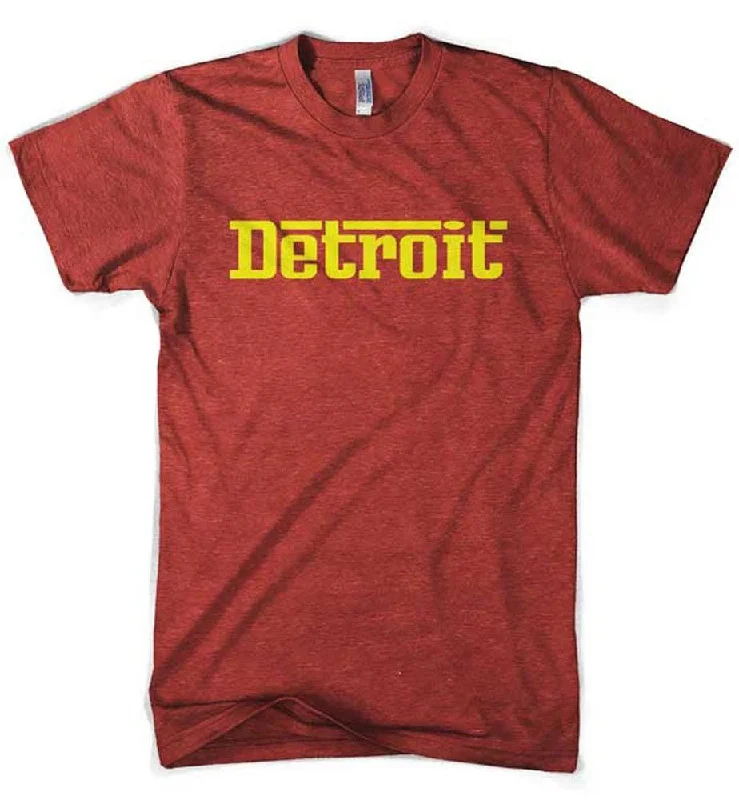 Mens Detroit Rosso T-shirt (Heather Red)