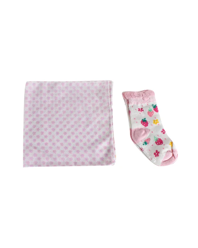 Organic Mom Socks & Handkerchief O/S