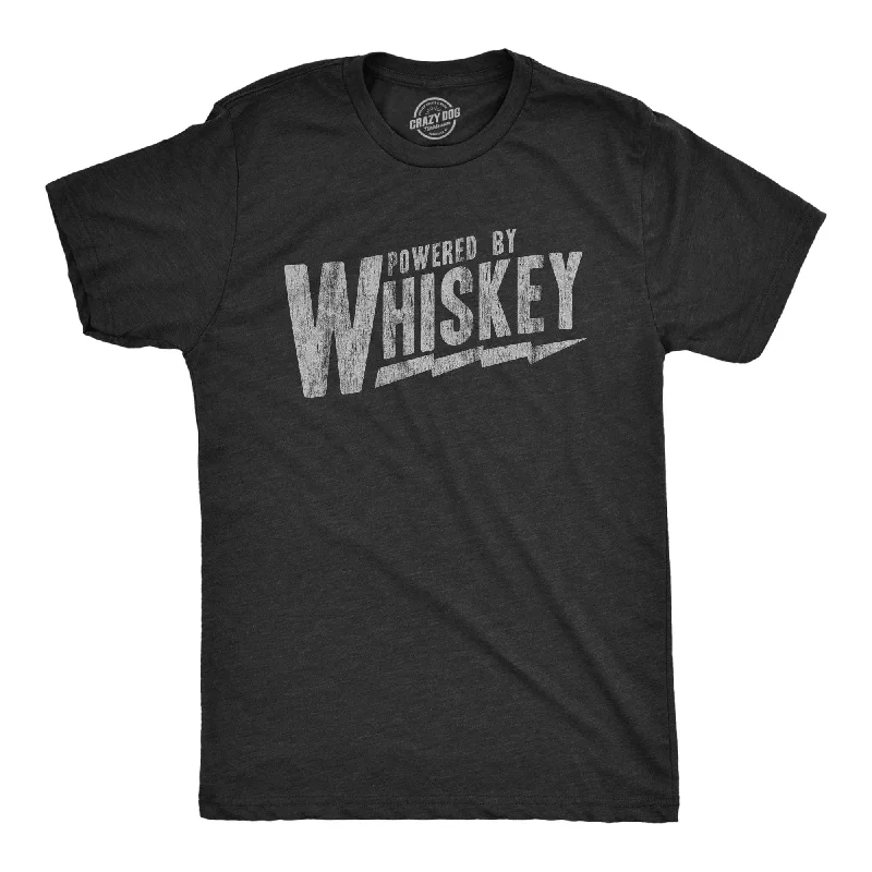 Powered By Whiskey Men's T Shirt