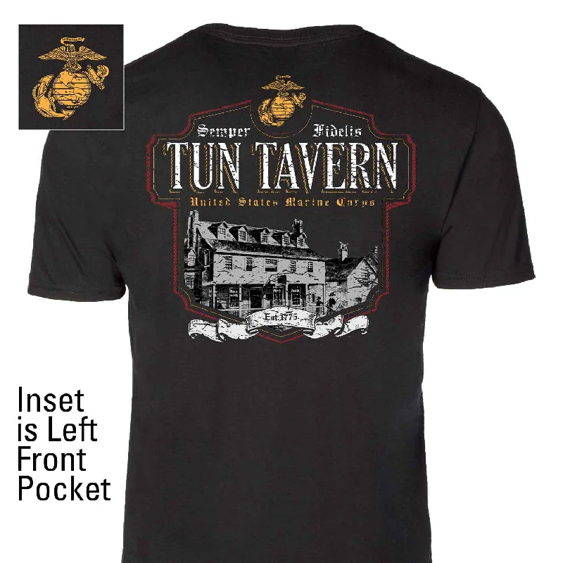 Tun Tavern T-shirt Full Back With Front Pocket