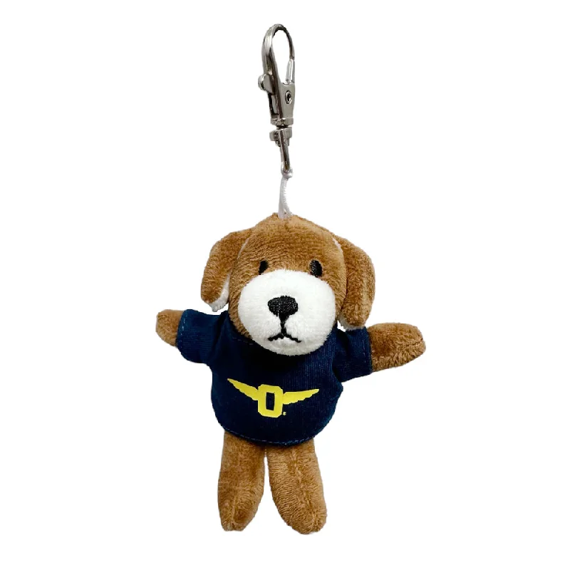 Puppy Mascot Plush Keychain