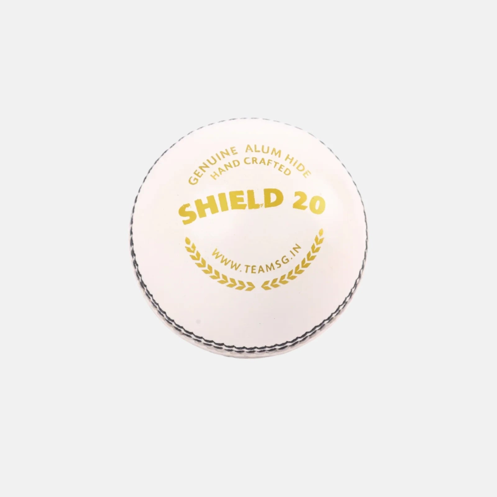 SG Shield 20 White Cricket Leather Ball