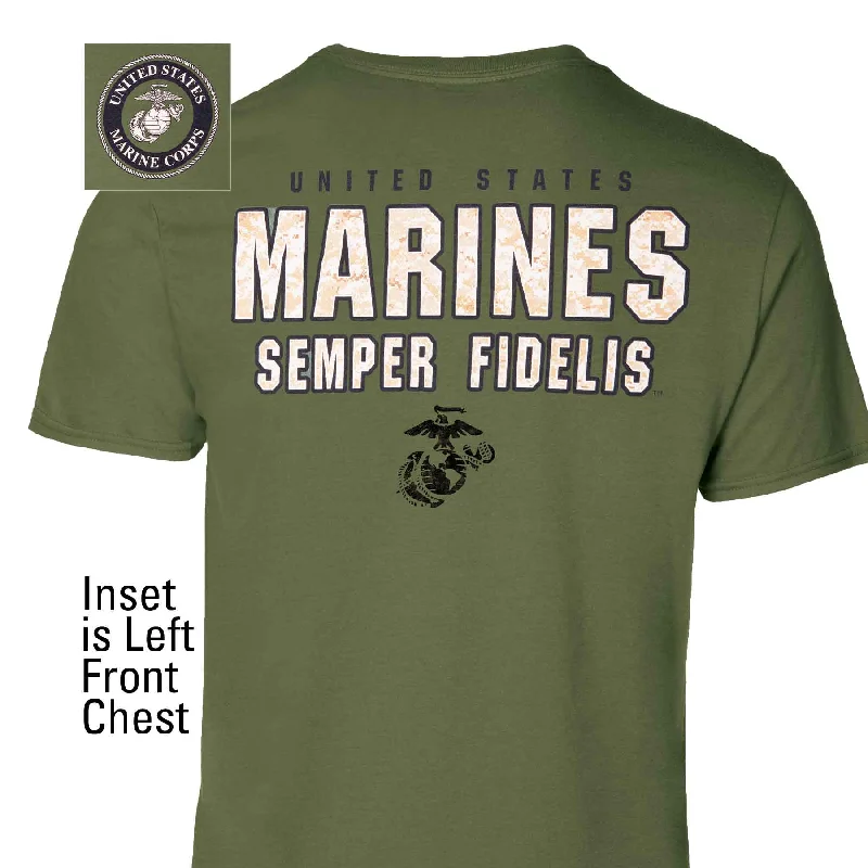 Semper Fidelis Camo T-shirt