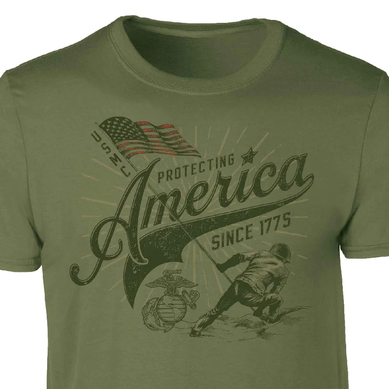 USMC Protecting America Since 1775 T-shirt