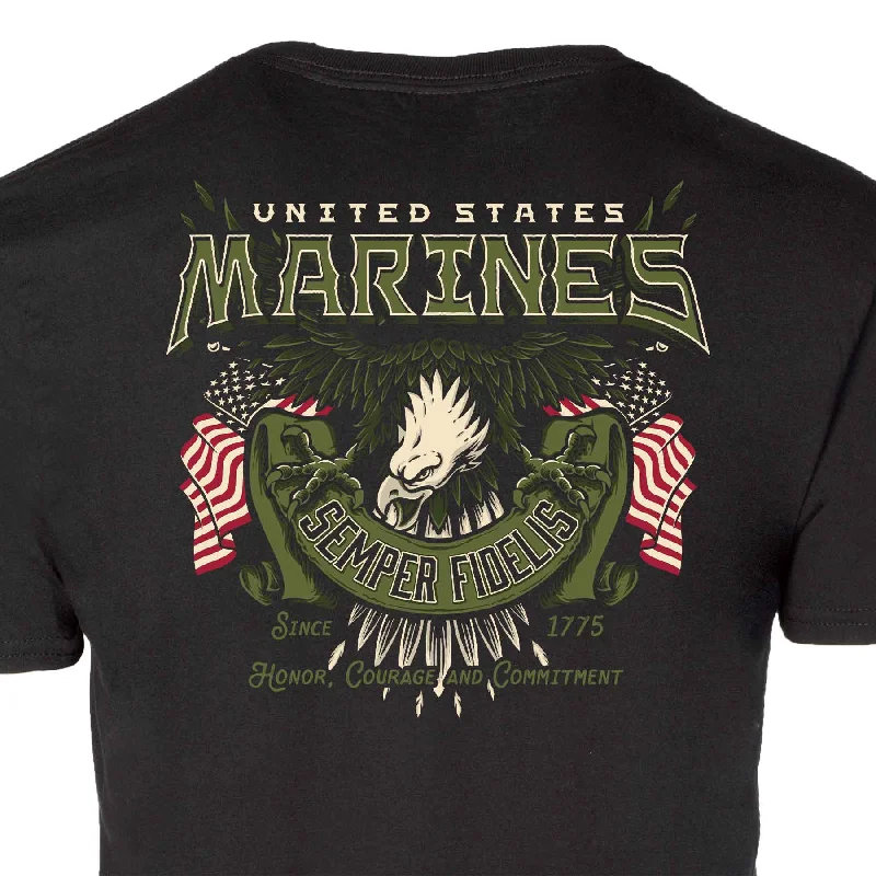 USMC Eagle Banner T-shirt