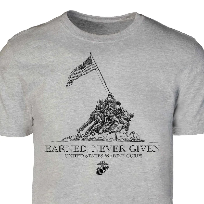 Earned Never Given Full Front T-shirt