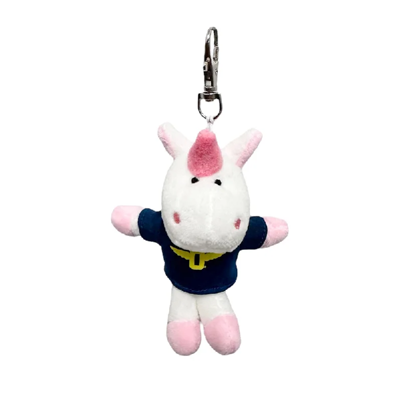 Unicorn Mascot Plush Keychain