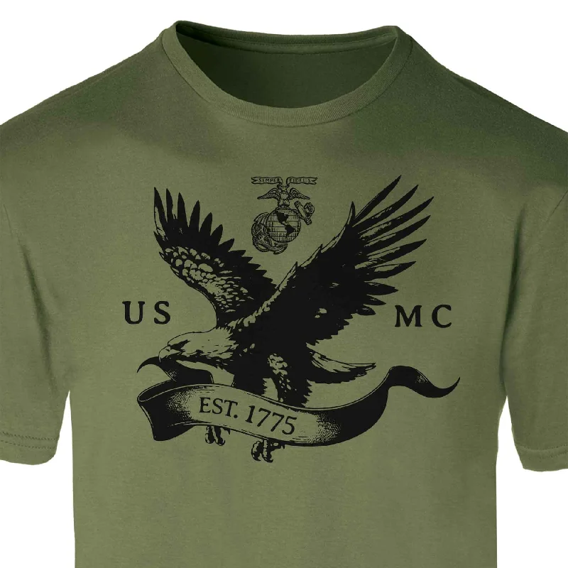 USMC Eagle With Banner T-shirt