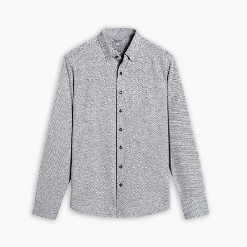 Everyday Button-Down Shirt | Light Grey