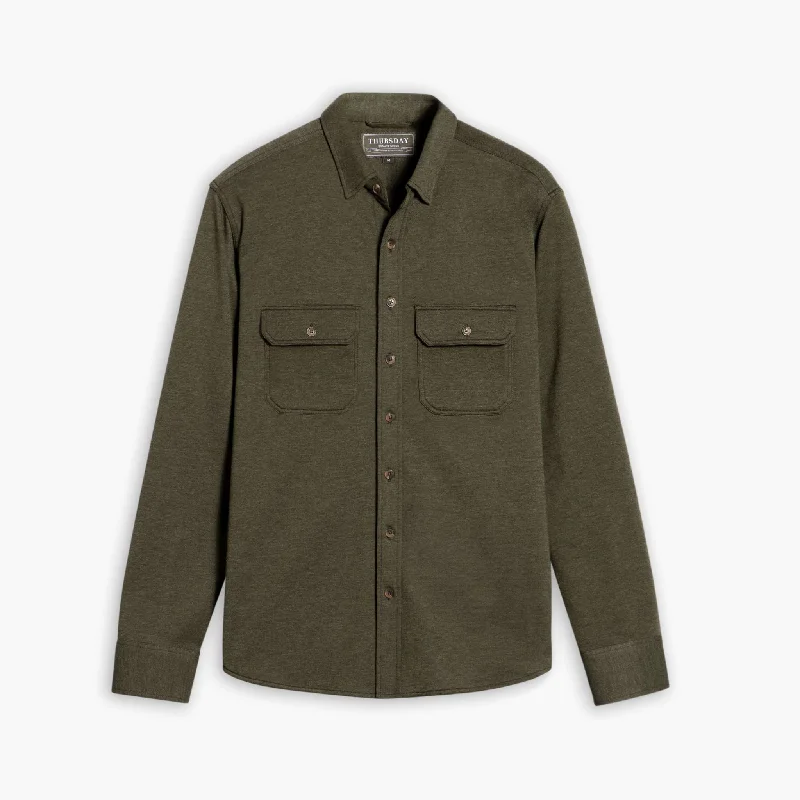 Everyday Button-Down Shirt | Olive (Two Pocket)