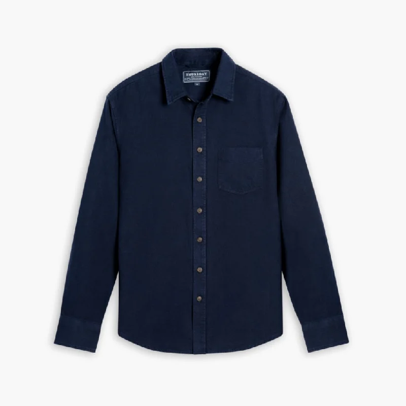 Solid Shirt | Navy