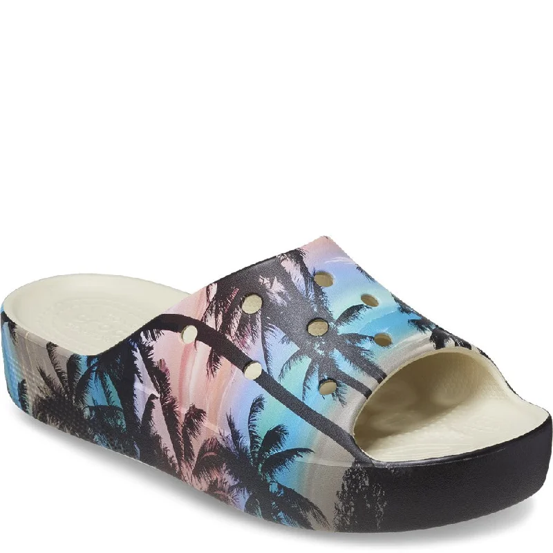 Crocs Unisex Classic Summer Nostalgia Platform Slide