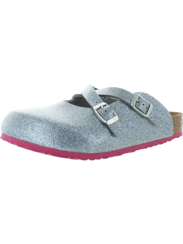 Dorian Girls Birko-Flor Mary Jane Footbed Sandals