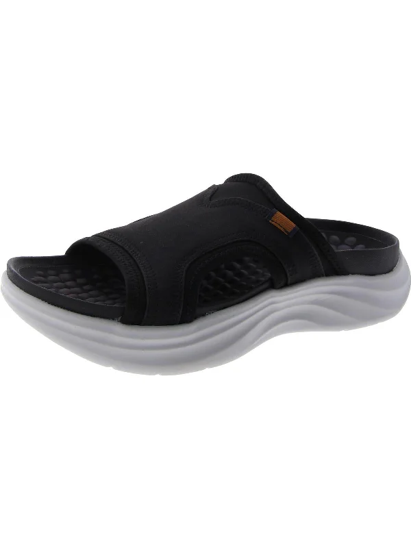 Feel Energy Mens Slip On Open Toe Slide Sandals