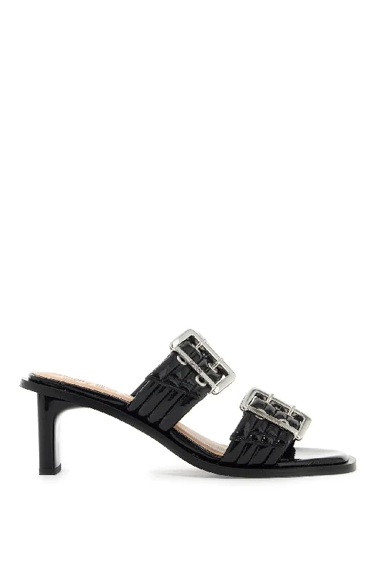 Ganni "women's Patent Buckle M