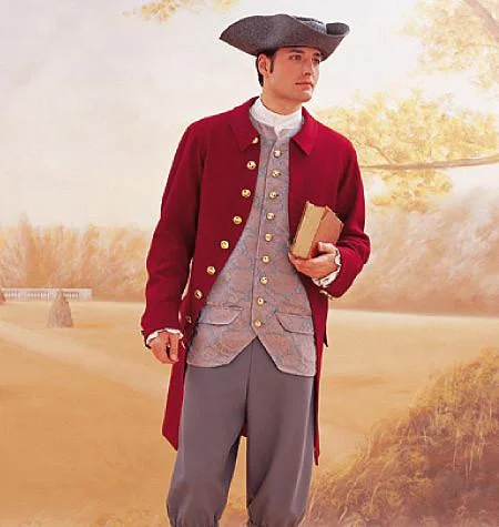 Butterick 3072 Men's American War of Independence Costume Pattern