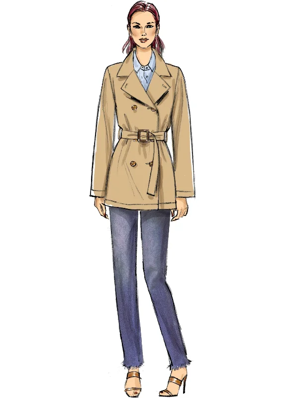 Vogue Pattern 9367 Misses' Coat and Belt