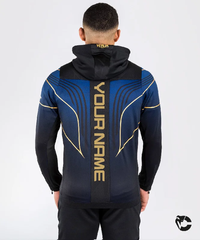 UFC Venum Personalized Authentic Fight Night 2.0 Kit by Venum Men's Walkout Hoodie - Midnight Edition - Champion