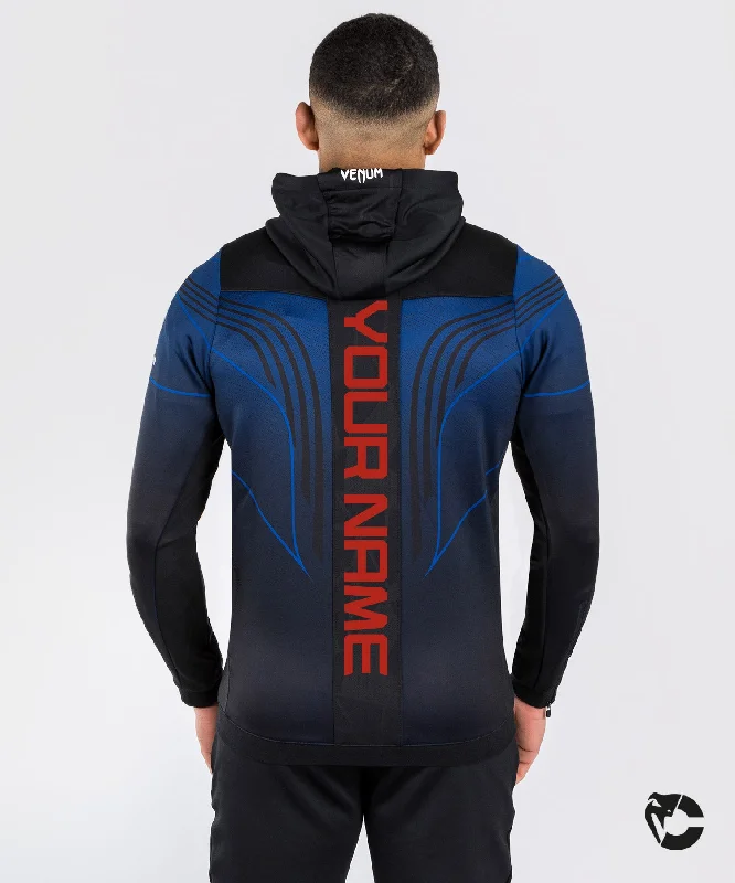 UFC Venum Personalized Authentic Fight Night 2.0 Kit by Venum Men's Walkout Hoodie - Midnight Edition