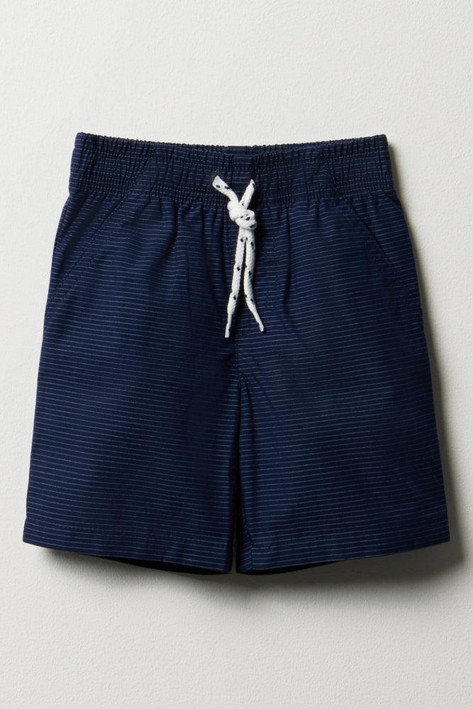 Stripe Shorts Navy