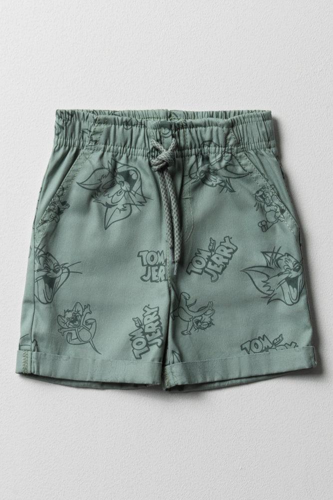 Tom & Jerry Shorts Green